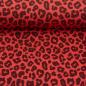 Preview: Baumwolle Leoni Animalprint  Koralle/Burgundy by Swafing